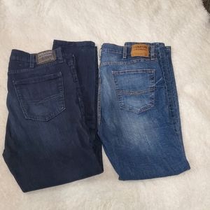 Two pair Levi Stauss Signature S26 jeans
